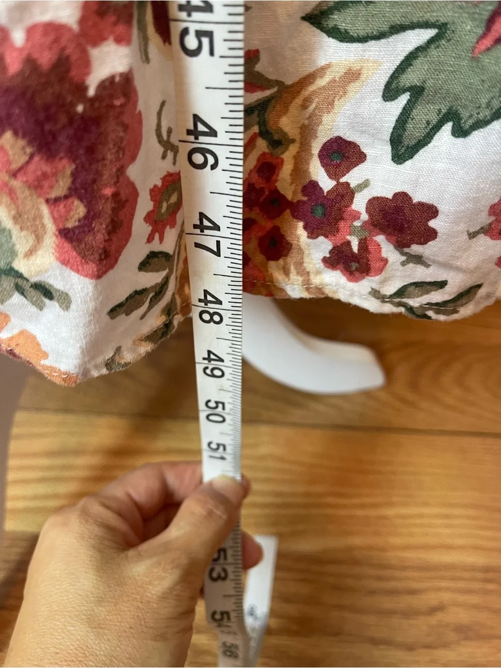 Abercrombie & Fitch Linen-Blend Floral Button-Through Maxi Dress size S